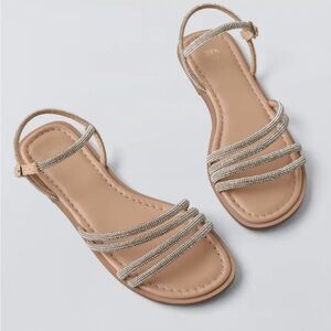 Zara sparkly sandals in size 7 / kids 4